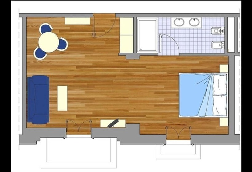 小型套房, Italia Palace