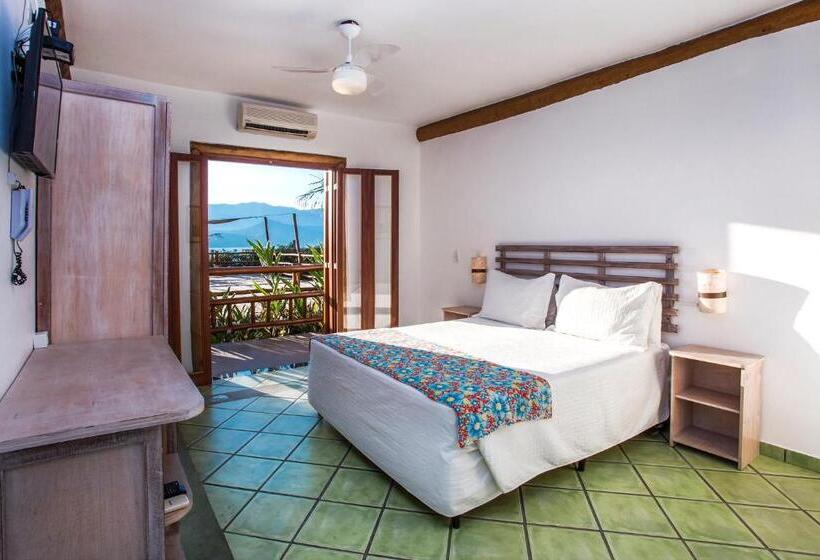 חדר דלוקס נוף לים, Pousada Refugio Da Harmonia