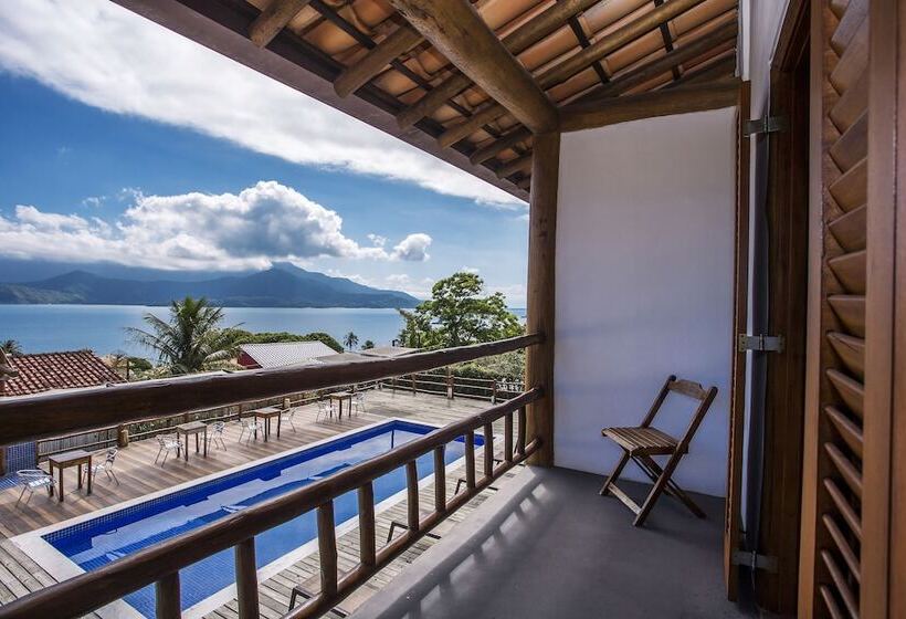 חדר דלוקס נוף לים, Pousada Refugio Da Harmonia