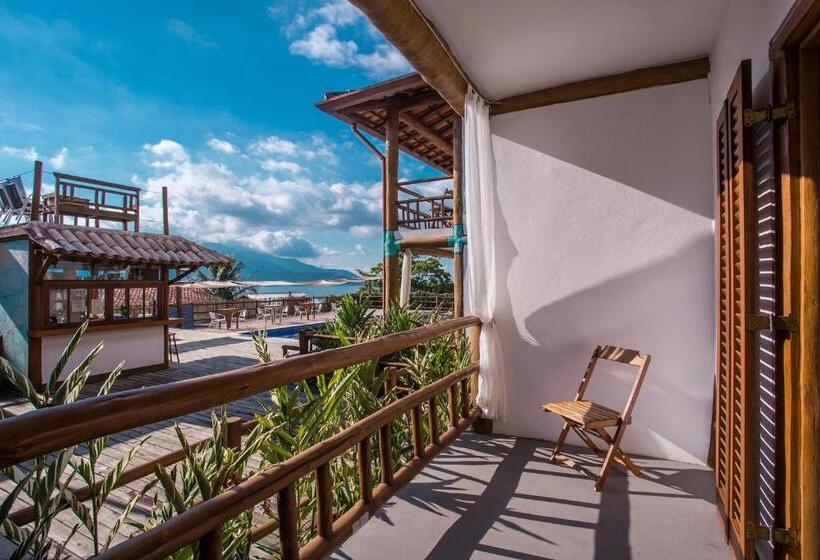 חדר דלוקס נוף לים, Pousada Refugio Da Harmonia