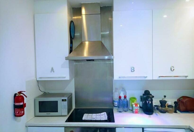 غرفة ديلوكس سرير كينج, Gorgeous Flatb Central London Liverpool St Station