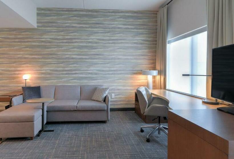 带大床的标准工作室, Residence Inn By Marriott Pigeon Forge