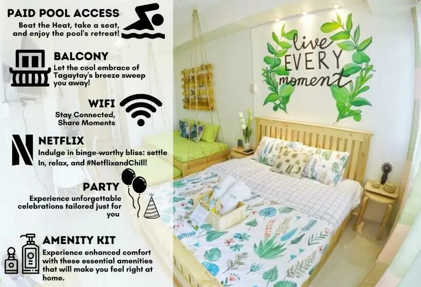 ファミリールーム, Smdc Wind Residences, With Netflix And Wifi