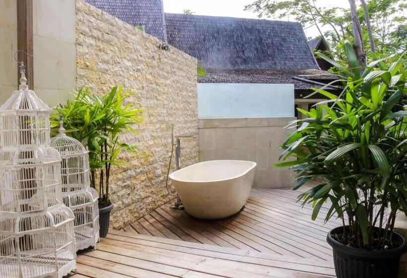 ویلای 1 خوابه با چشم‌انداز باغ, Chanteak Bali   Teak House 1
