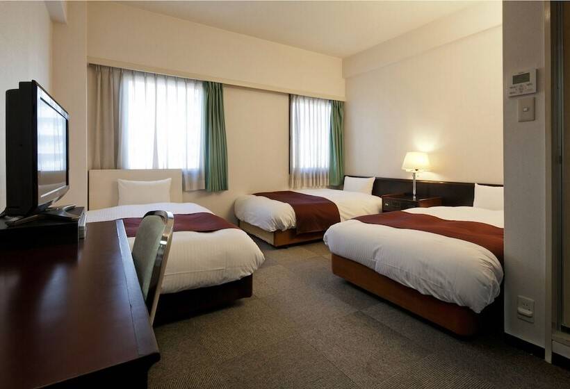 Habitación Triple Estándar, Abest Osu Kannon Ekimae Hane No Yu