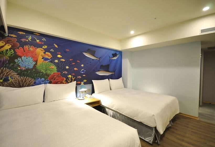 اتاق لوکس سه تخته, Fish Hotel Kaohsiung