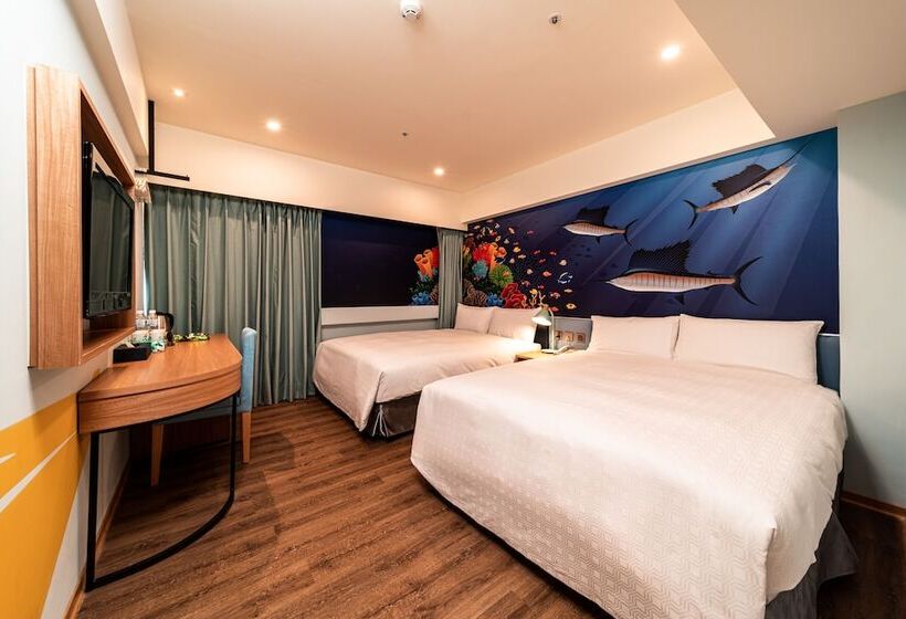 اتاق لوکس سه تخته, Fish Hotel Kaohsiung