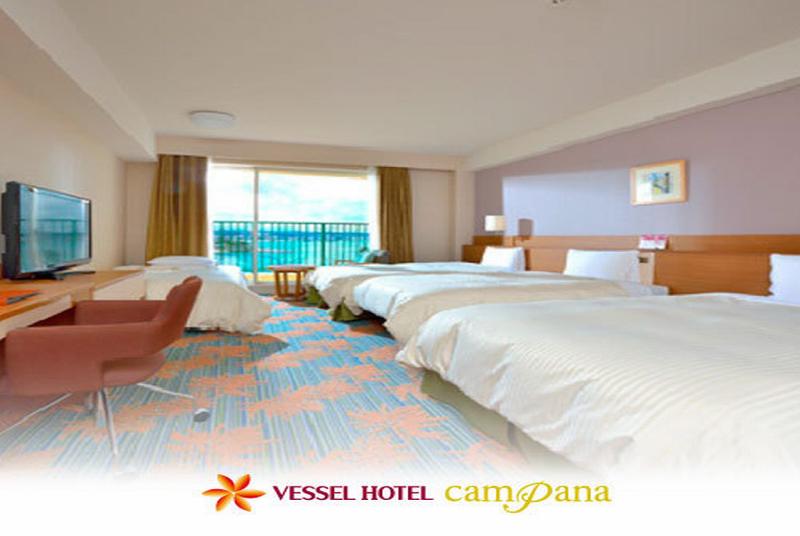 Triple Room Sea View, Vessel Hotel Campana Okinawa