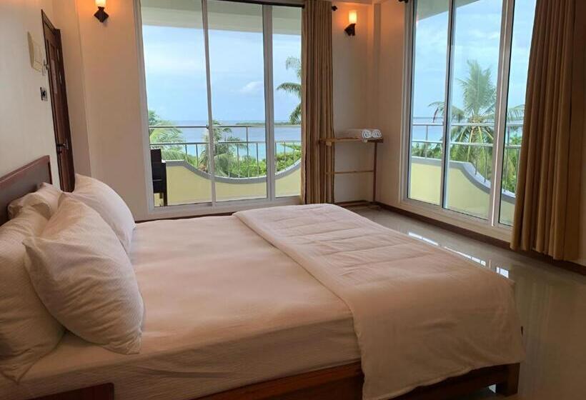 Quarto deluxe vista mar com balcao, Noah Private Beach House