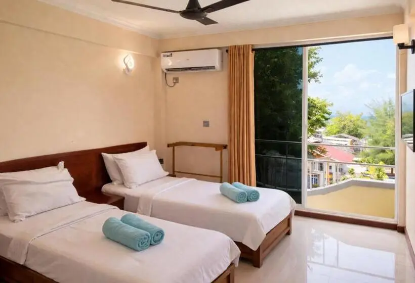 اتاق استاندارد با بالکن و چشم‌انداز دریا, Noah Private Beach House