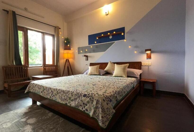 غرفة ديلوكس مزودة بشرفة, The Birdhouse Villa