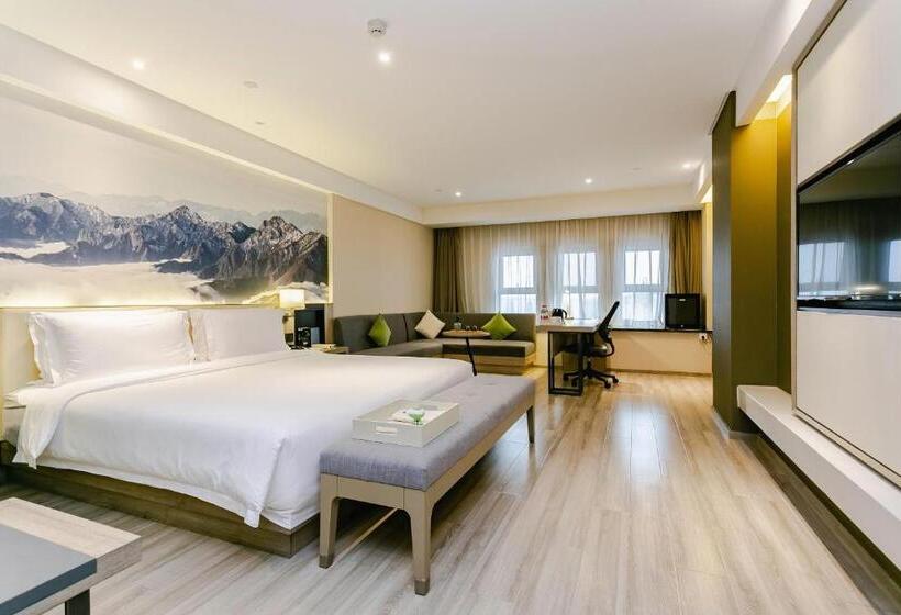 اتاق استاندارد با تخت بزرگ, Atour Hotel Chengdu Shuangliu International Airport