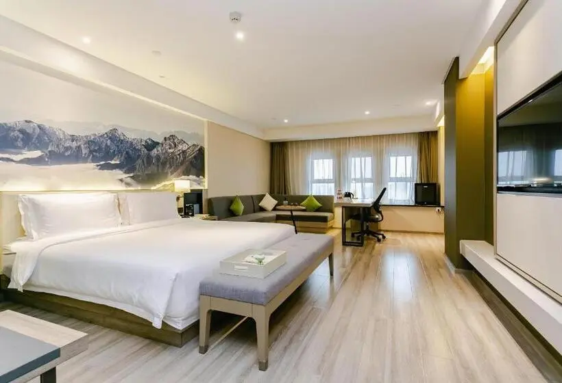 キングサイズベッドのスタンダードルーム, Atour Hotel Chengdu Shuangliu International Airport