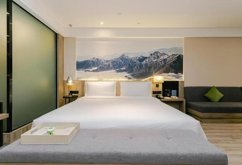キングサイズベッドのスタンダードルーム, Atour Hotel Chengdu Shuangliu International Airport