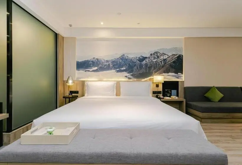 キングサイズベッドのスタンダードルーム, Atour Hotel Chengdu Shuangliu International Airport