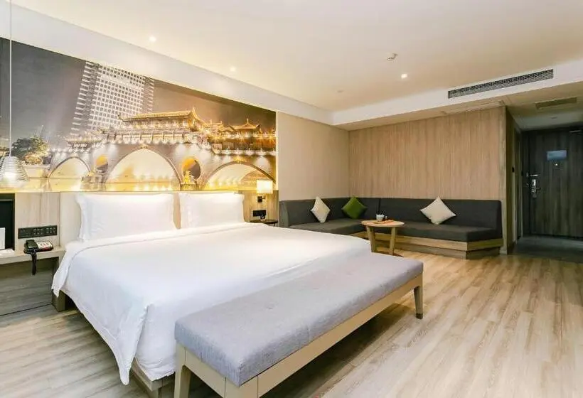 キングサイズベッドのスタンダードルーム, Atour Hotel Chengdu Shuangliu International Airport
