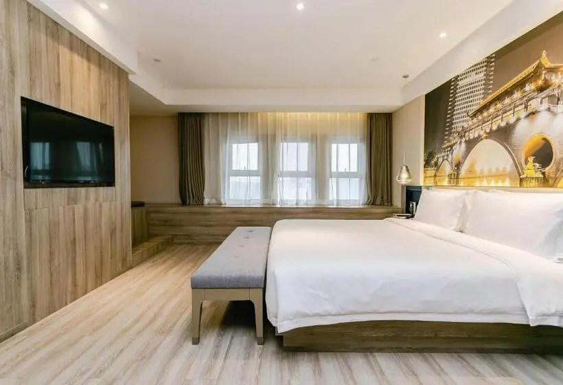 キングサイズベッドのスタンダードルーム, Atour Hotel Chengdu Shuangliu International Airport