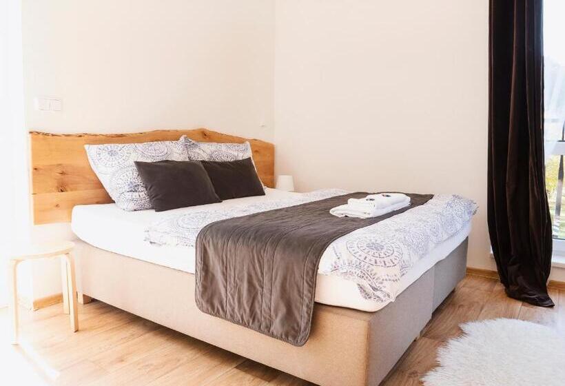 标准间带露台, Anděl Penzion & Cafe