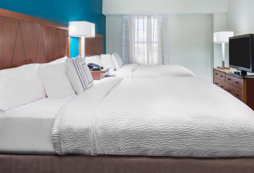带2个卧室的套房, Residence Inn By Marriott St. Louis Downtown