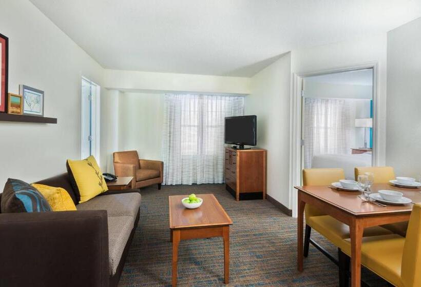 带2个卧室的套房, Residence Inn By Marriott St. Louis Downtown