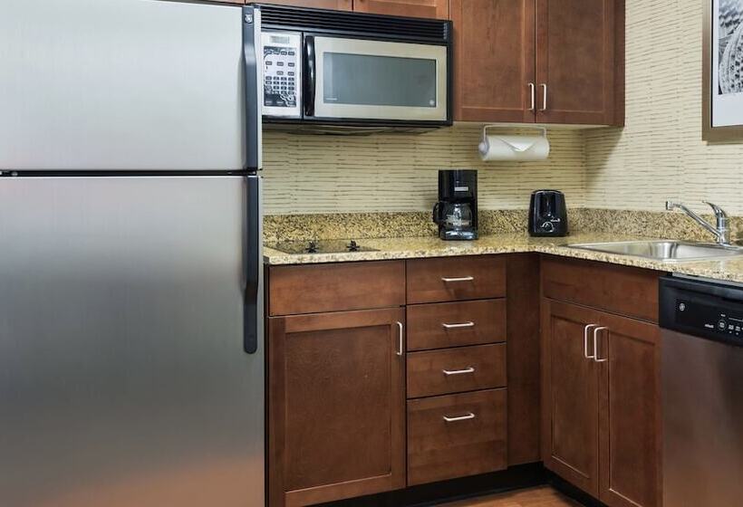 带2个卧室的套房, Residence Inn By Marriott St. Louis Downtown