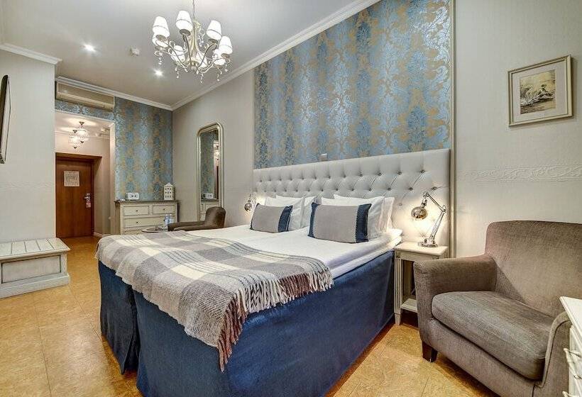 غرفة قياسية مطلّة علي النهر, Pushka Inn