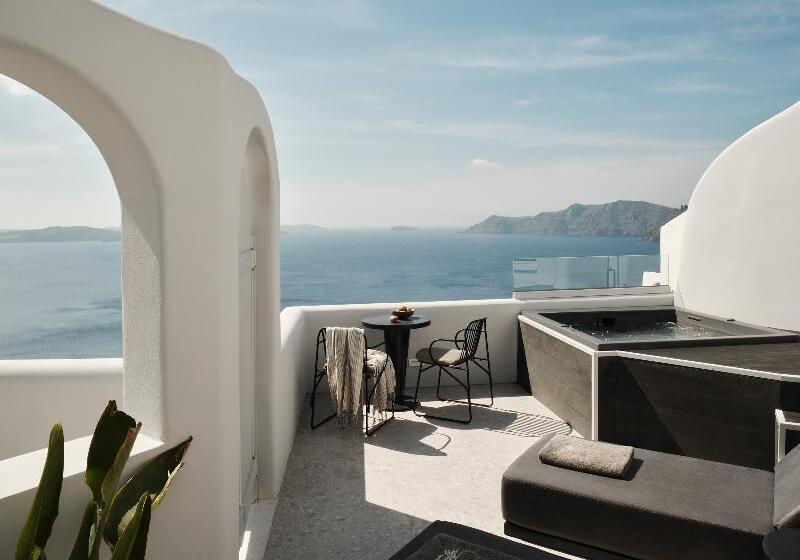 Junior Suite Vue Mer, Hom Santorini
