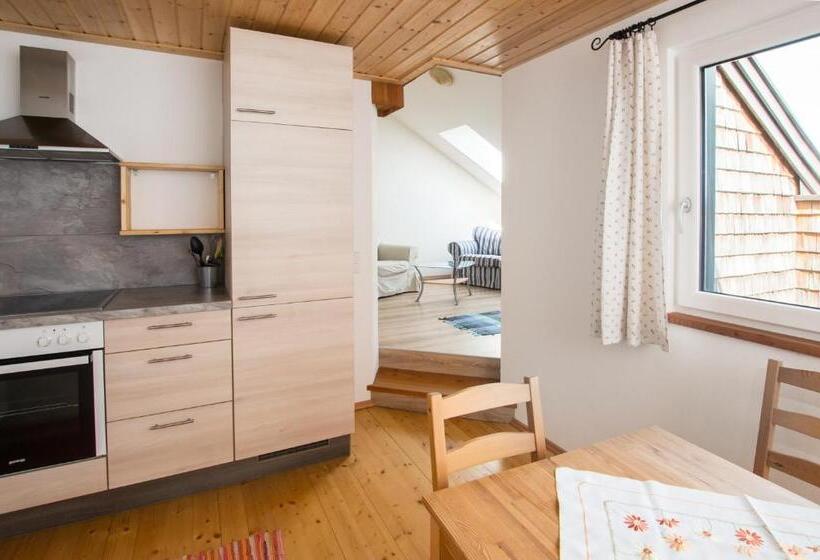 발코니가 있는 2 베드룸 아파트, Familienferienhof Stabauer