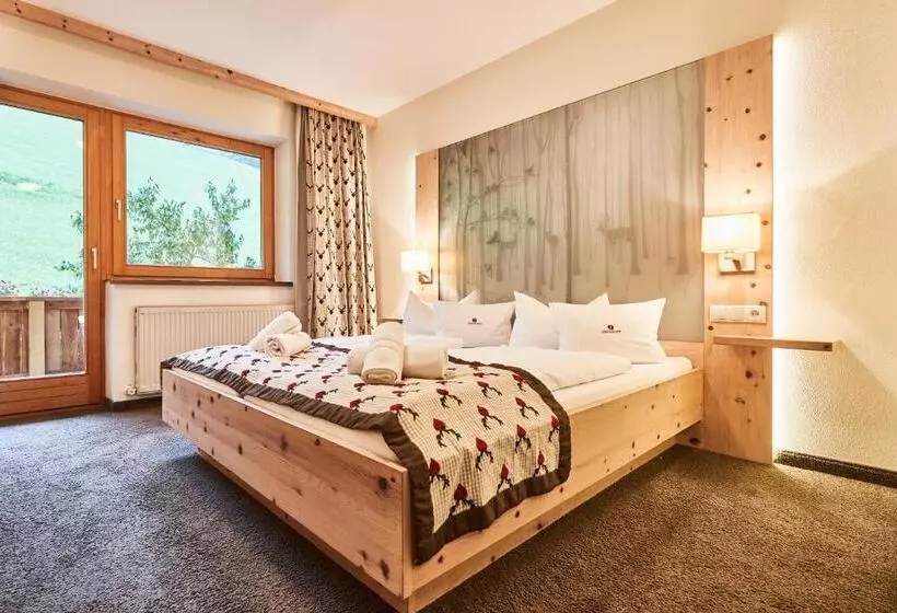 Deluxe-huone Parveke, Ferienhotel Jörglerhof