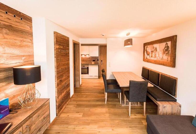 침실 2개 아파트, Almhof Reithof Pitztal