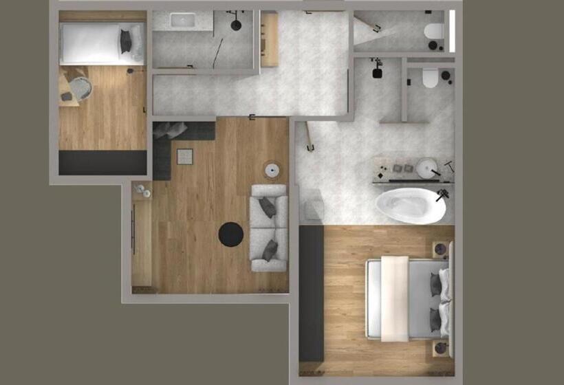 سوئیت با تخت بزرگ, Alpine Resort Sportalm