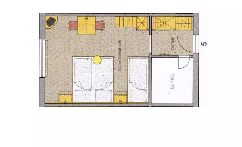 اتاق استاندارد سه نفره, Pension Elisabeth