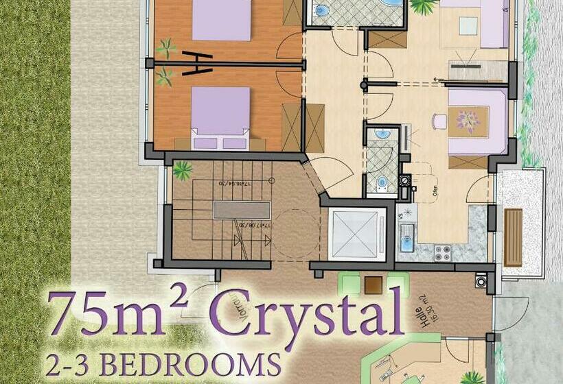 3 Bedroom Comfort Apartment, Apart Central – Premium Mountain&garden