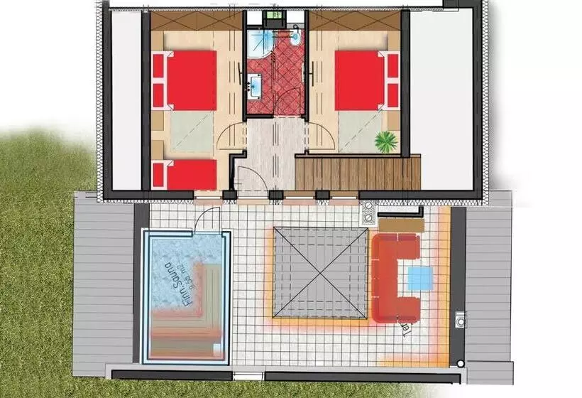 1ベッドルームペントハウスアパート, Apart Central – Premium Mountain&garden