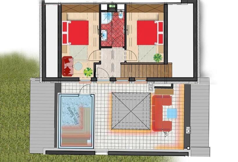 1 Bedroom Penthouse Apartment, Apart Central – Premium Mountain&garden