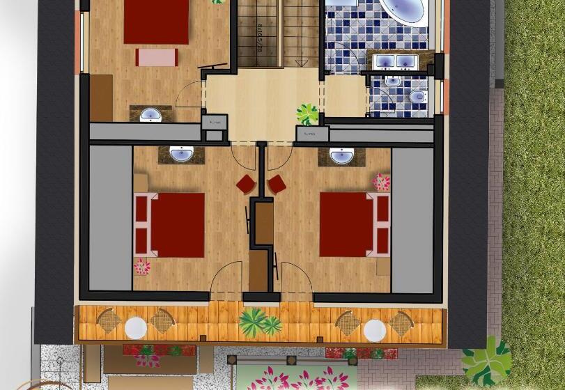 1 Sovrums Stuga, Apart Central – Premium Mountain&garden