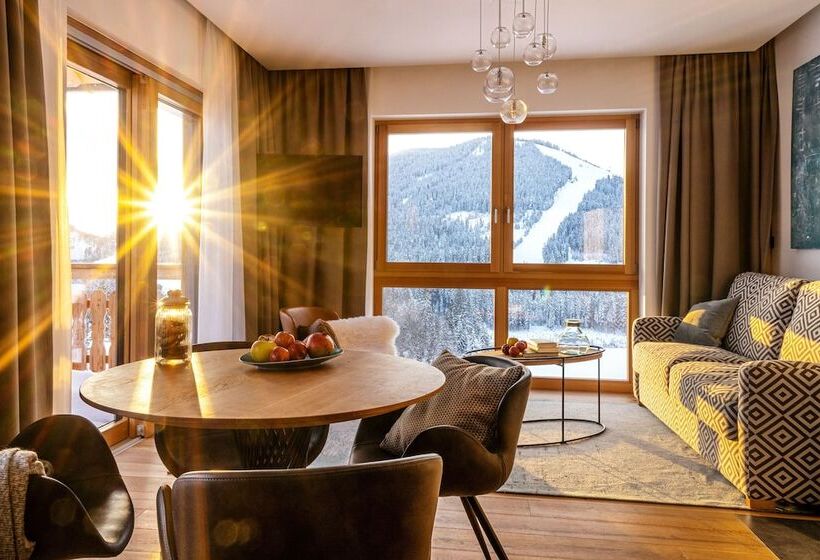 Апартаменты Deluxe 1 Спальня, Alpin Residenz Dachsteinperle