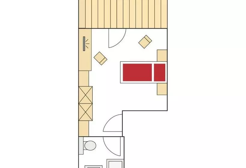 Standard Yhden Hengen Huone Parveke, Bergidyll & Hotel Trofana