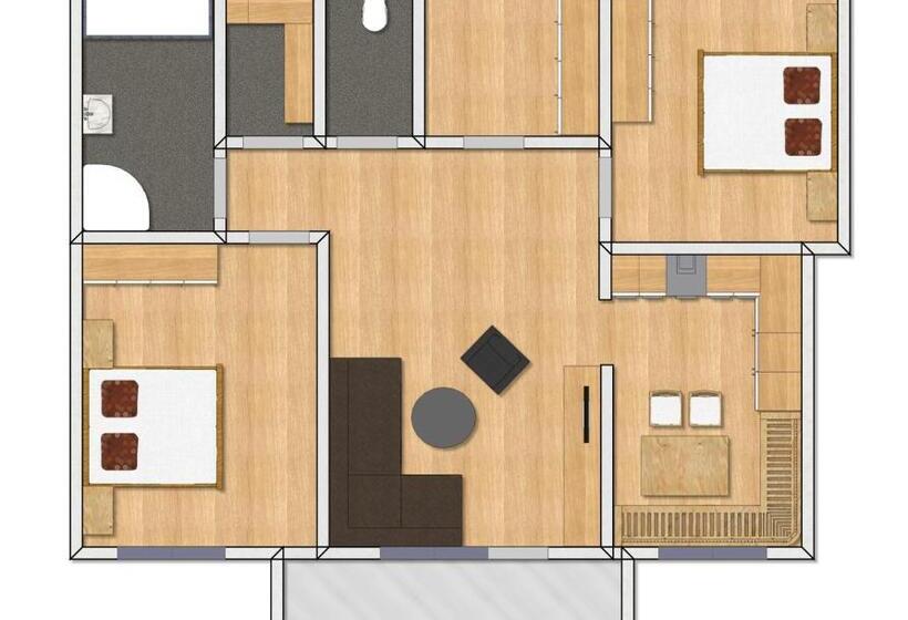 Apartament 2 Dormitoare, Bergsonnhof