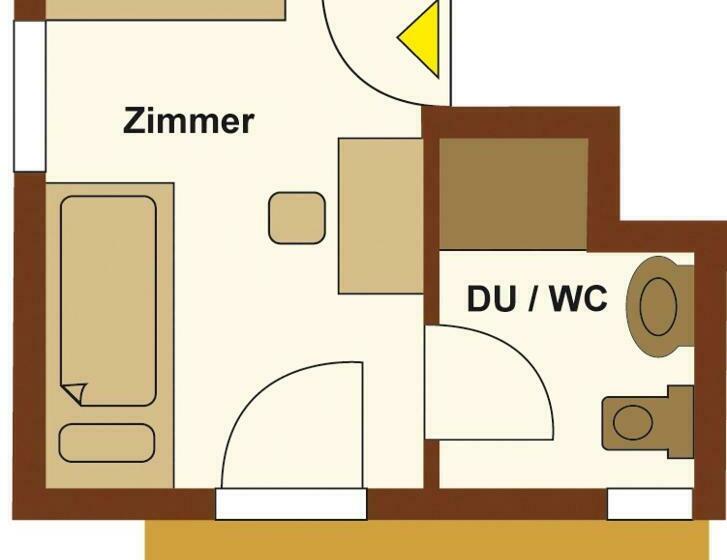 スタンダードシングルルーム, Landhaus Kaiserblick