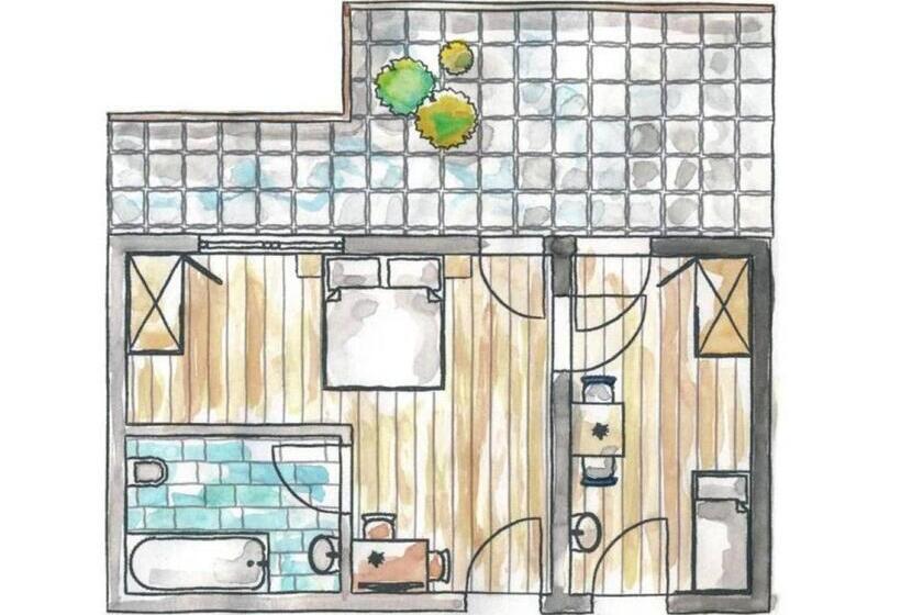 غرفة عائلية, Gästehaus Zugspitzblick