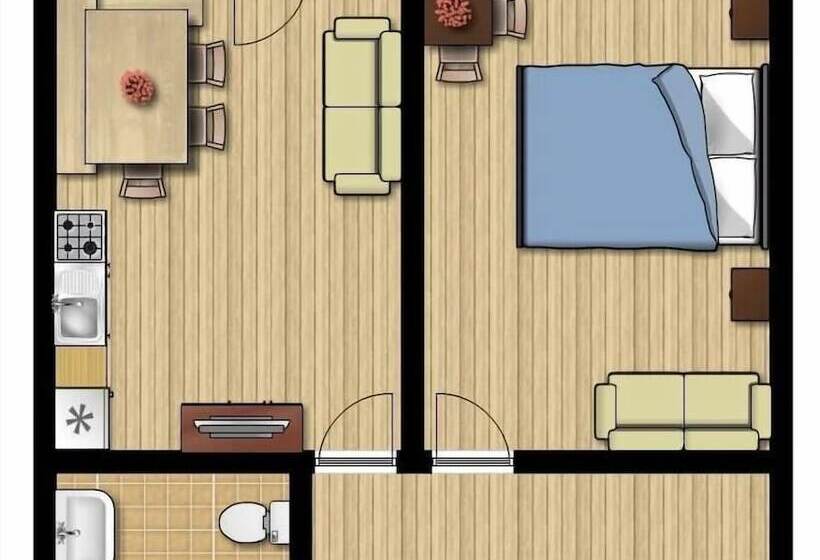 带1个卧室带观景的公寓, Zittrauerhof Urlaub Am Bauernhof Gastein