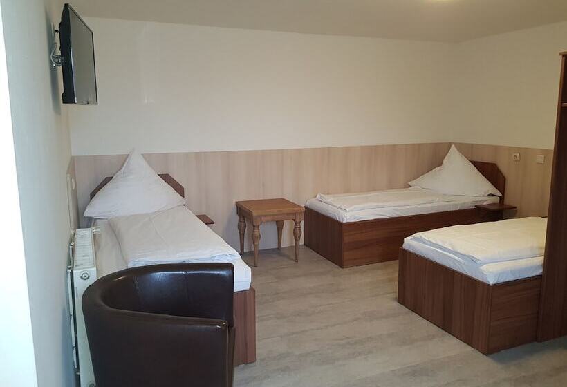 标准三人间, Pension Im Bett