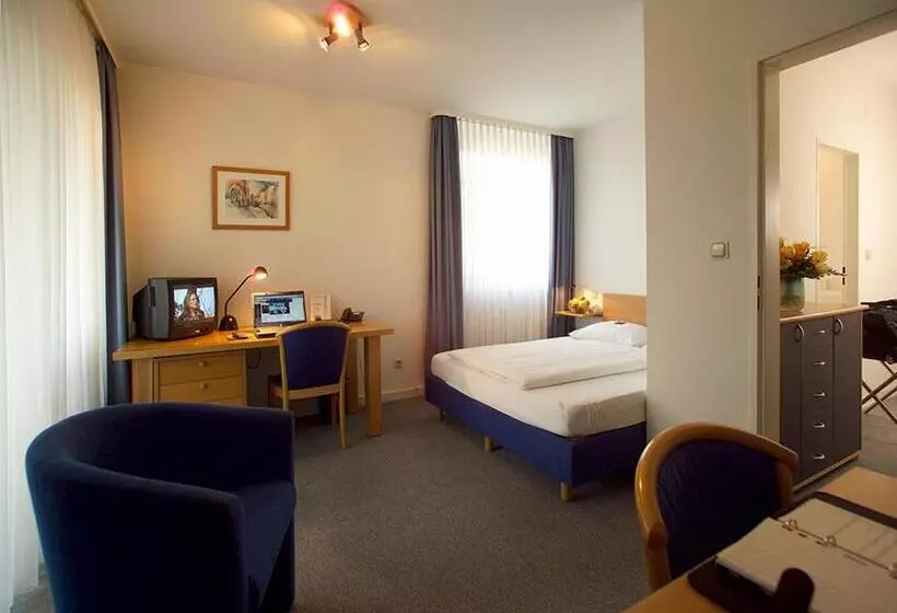 آپارتمان 1 خوابه با بالکن, Central Hotel Eschborn