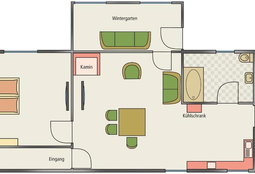 침실 1개 주택, Landhotel Voss Im Talvital