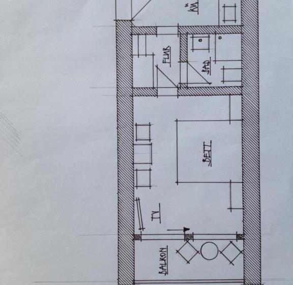 شقة غرفة نوم واحدة مزودة بشُرفة, Pension Winkel