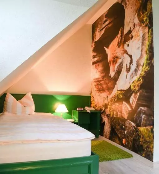 Standard Single Room, & Restaurant Waldblick