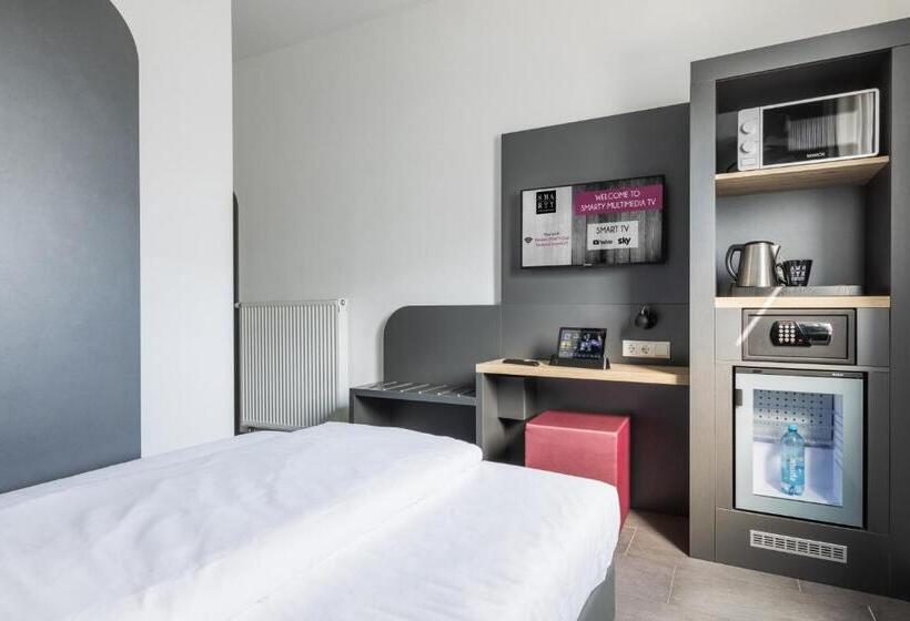 스탠다드 싱글 룸, SMARTY Airport Cologne Hotel - KONTAKTLOSER SELF CHECK-IN