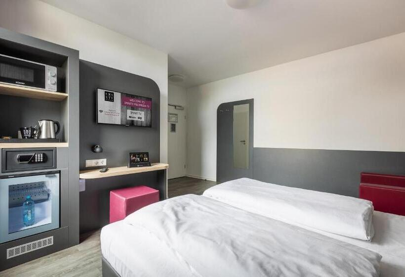 اتاق لوکس, SMARTY Airport Cologne Hotel - KONTAKTLOSER SELF CHECK-IN