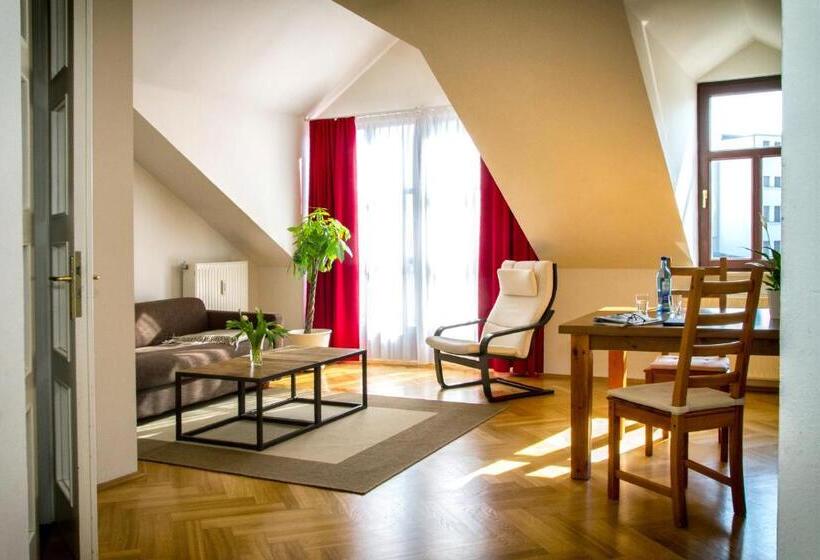 침실 1개 아파트, Aparthotel Am Zwinger